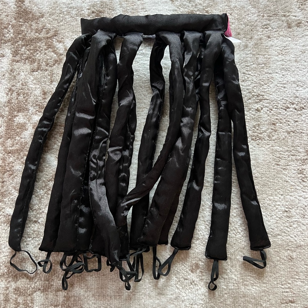 Octocurl Heatless Curling Long Hair Black